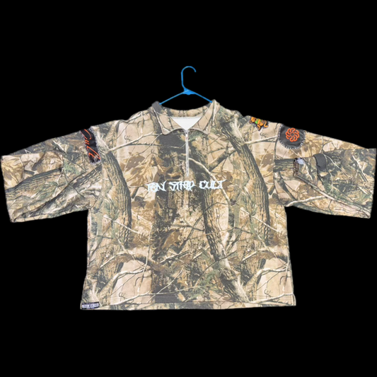 T.S.C - You Can't See Me Camo Half Zip Sweatshirt